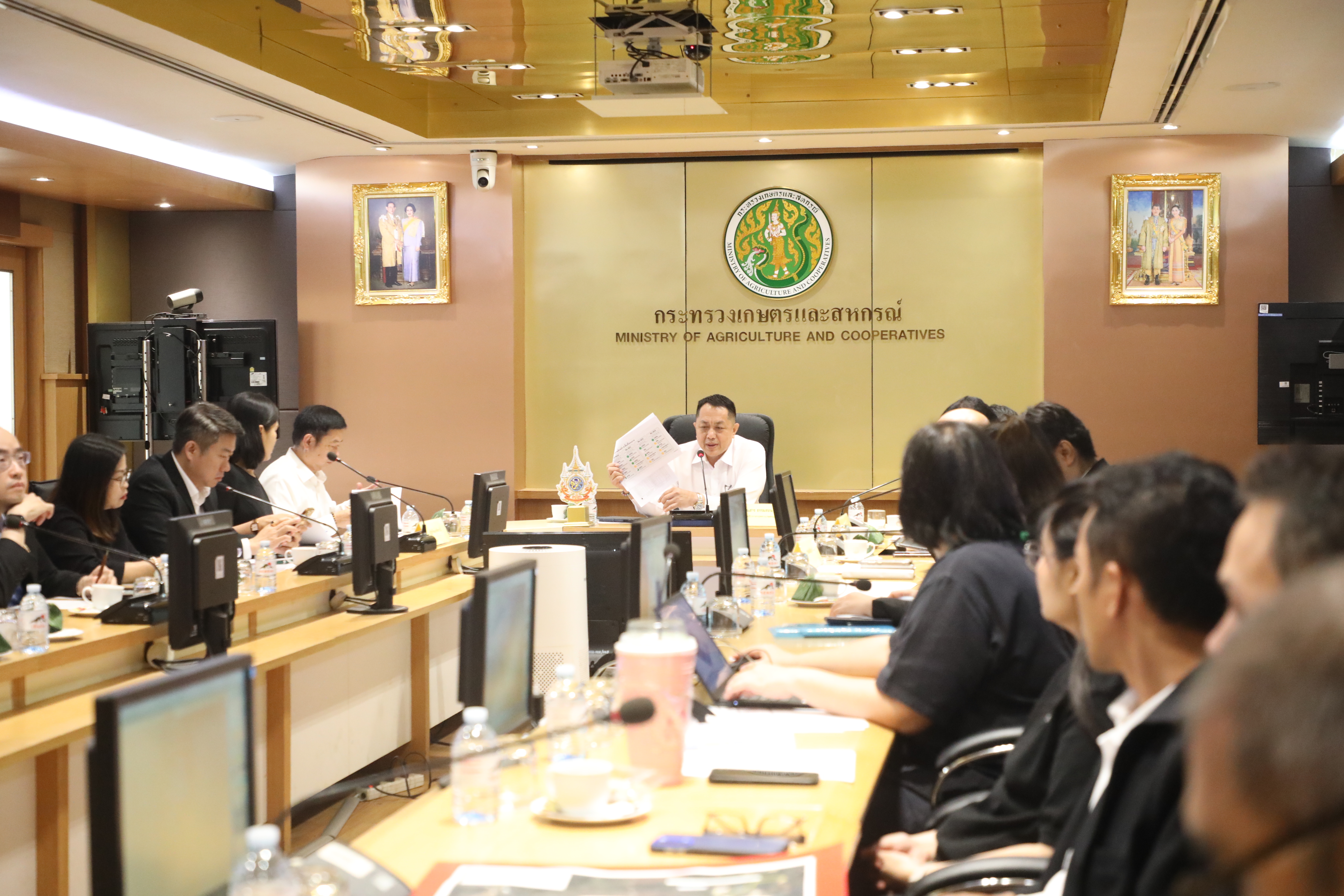 title - ส.ป.ก. เข้าร่วมประชุม ติดตามการขับเคลื่อนข้อสั่งการของรัฐมนตรีว่าการกระทรวงเกษตรและสหกรณ์